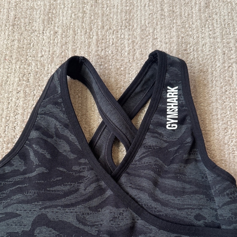 Gymshark Women’s Size S Adapt Animal Seamless Sports Bra Cross Back Performance - Picture 4 of 8